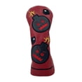 thumbnail image 3 of Golf Club Head Cover Durable PU Leather Fleece Lining Golf Driver Headcover Hybrid, 3 of 8