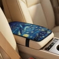 thumbnail image 4 of Xixirimido Automotive Seat Covers for Cars Trucks and SUVs Car Seat Covers for Front Seats with Car Seatbelt Covers & Armrest Box Cover, Set of 5, Blue Whale Starry Night, 4 of 8