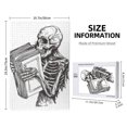 thumbnail image 4 of Naloa Skeleton Book Lover Custom Puzzles Personalized Puzzle 1000 Pieces from Photo Custom Jigsaw Puzzle for Wedding, Graduation, (29.5×19.7in, Vertical), 4 of 9