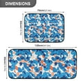 thumbnail image 3 of Blue Crystal Abstract Kitchen Mat Set of 2 Cushioned Non Slip Rugs for Bedroom Floor Runner Mats, 3 of 7