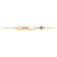 thumbnail image 3 of Engravable Bar Bracelet with Birthstone, 3 of 7