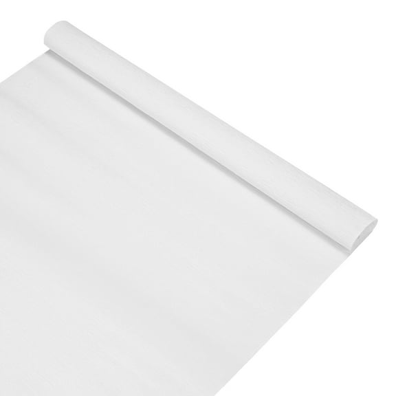 Crepe Paper, 8.2ft x 20 Inch /250 x 50cm Soft Wide Crepe Paper Streamer Sheet, Decorative Craft Streamer [White]