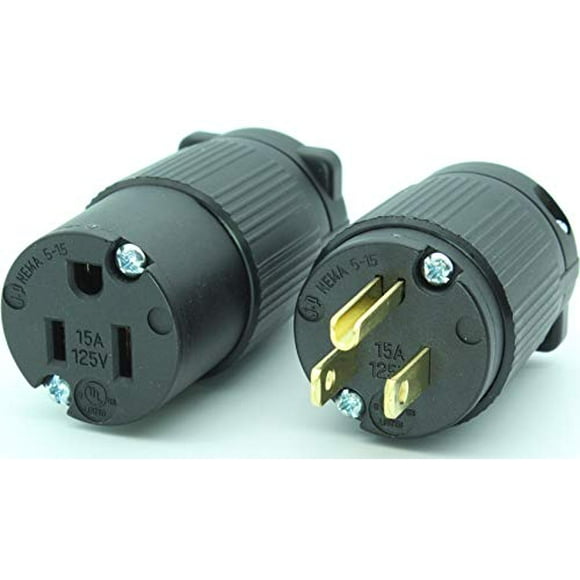 Male And Female Extension Cord Ends