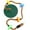 Green, variant on 12 Inch Climbing Rope with Disc Tree Swing Seat, Outdoor Fun for Kids, Polyethylene, Yellow, 1 Pack