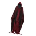 thumbnail image 2 of Capa con capucha de Reaper para cosplay para adultos, sala de escape, hombre, mujer, fiesta temática Rojo, 2 of 8