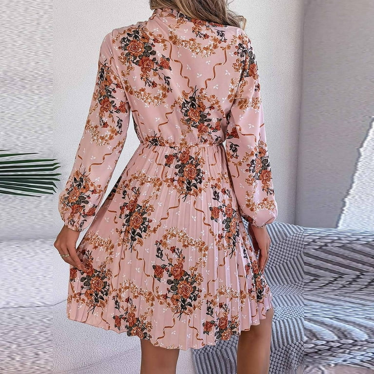 PuLe Long Sleeve Dress for Women Women