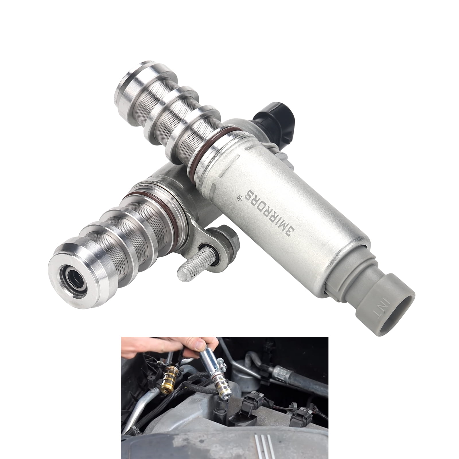 3mirrors VVT Intake & Exhaust Camshaft Position Actuator Solenoid Valve Compatible with Chevy GMC Equinox Malibu Cobalt HHR GM Terrain Pontiac G6 2.0L 2.2L 2.4L Replaces# 12655420 12655421