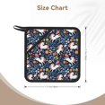 thumbnail image 2 of 2PCS Pot Holders for Kitchen - Heat Resistant Silicone Pot Holders with Hanging Loop, Cartoon Cute Horse Flower Plant_A Non Slip Oven Hot Pads, Potholders for Decor Baking Cooking Kitchen, 2 of 6