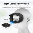 thumbnail image 2 of Q5F Face Cover for Meta Quest 3 VR Headset Washable ABS+PU Replacement K9n Mask, 2 of 5