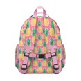 thumbnail image 3 of Pineapple Artwork Print Backpack, Waterproof Lightweight Multi-Compartment Bag with Buckle, Spacious Gift for Study and Daily Carry, 3 of 6