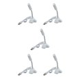 thumbnail image 2 of stanreset Universal USB Stand Mic Fits PC Desktop Laptop Mini Desktop Microphone white 5Set, 2 of 6