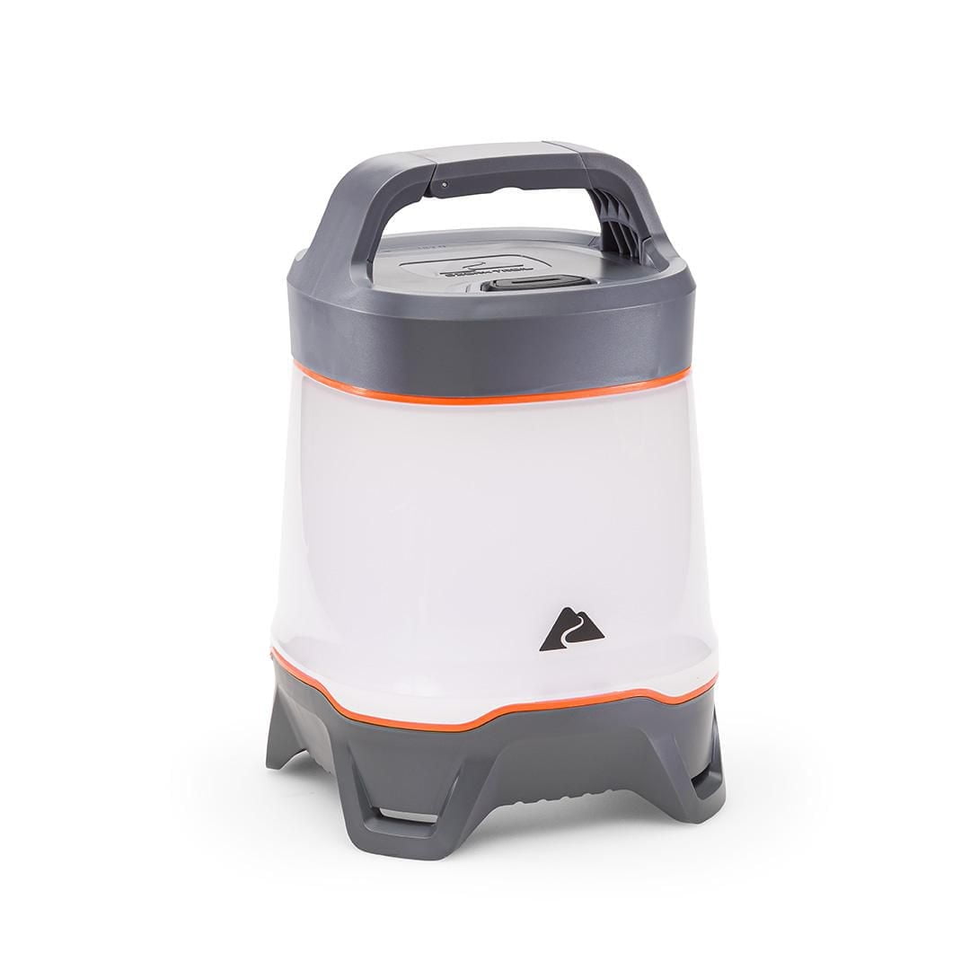 Lanterne Ozark Trail 1000 lumens - Lampe de camping LED, autonomie de 275 heures, orange et gris Lanterne Ozark Trail
