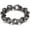 Black 9.05 Inches, variant on Men's Rivet Stainless Steel Bracelet, Steel Nail Gothic Vintage Link Chain Hip Hop Biker Punk Rock Edgy Streetwear Jewelry Gift 8.66"-9.05"