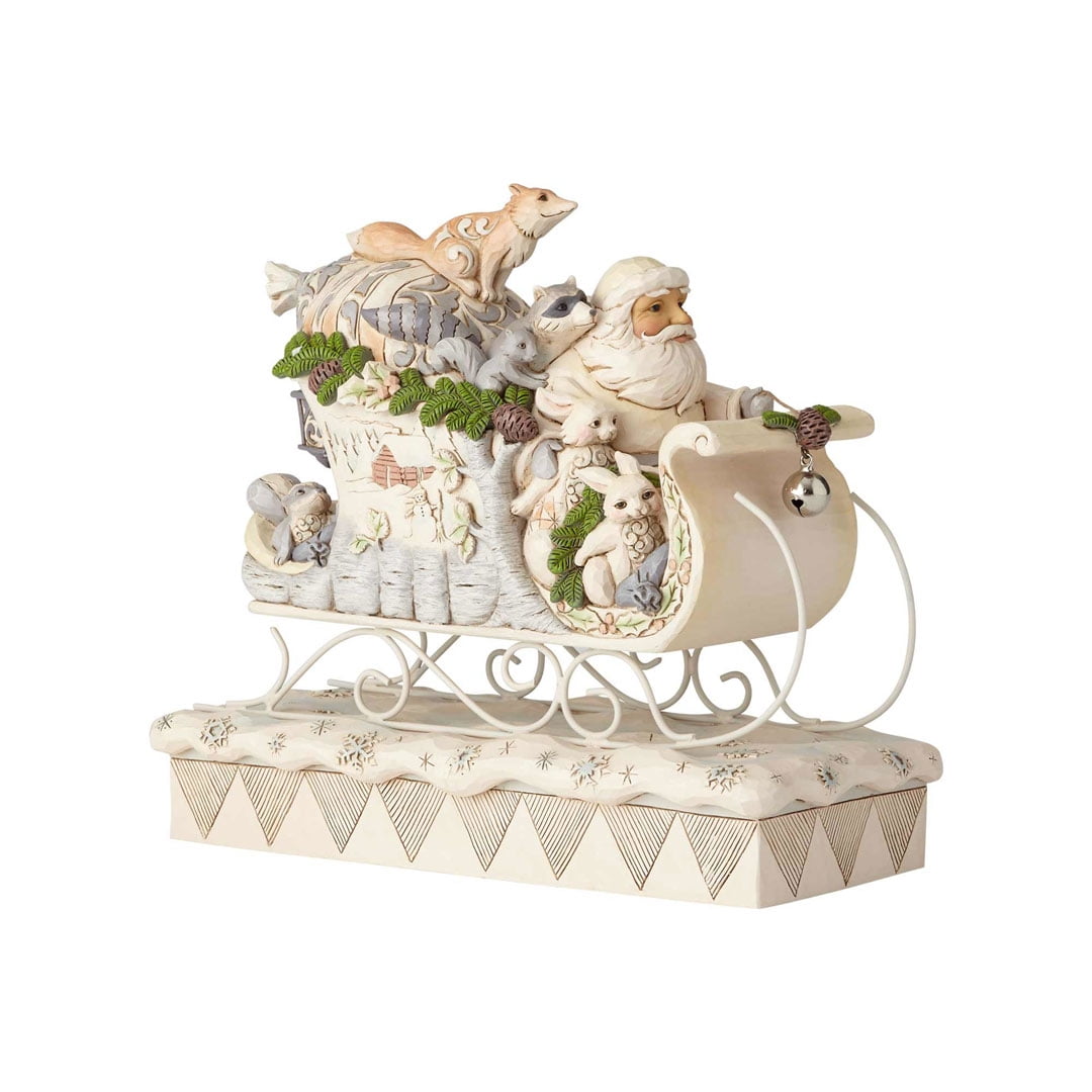 jim shore white woodland cinderella