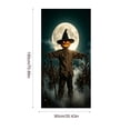 thumbnail image 3 of Cififendec Halloween Themed Door Cover Tapestry, Spooky Scene Backdrop for Home Entrance and Prop Shoot Decor, 70.86"×35.43", 3 of 6