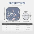 thumbnail image 6 of Uemuo Watercolor Flowers Butterfly Printed 2 PCS Car Windshield Sun Shade, Auto Sun Heat and UV Rays Blocker, Foldable Automotive Front Window Sunshade Protector, 6 of 7