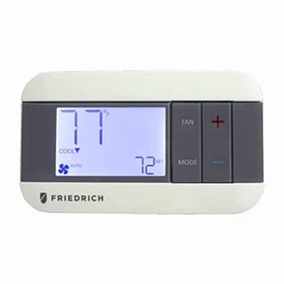 Friedrich Low Voltage Thermostat, 2 H, 1 C, Hardwired, 24VAC RT7P