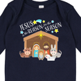 thumbnail image 4 of Inktastic Jesus is the Reason for the Season Christmas Nativity Boys or Girls Long Sleeve Baby Bodysuit, 4 of 5