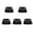 cape043-0, variant on Building Block Figure Accessory Black Cape