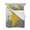 Yellow, variant on Quilts Twin Size Bedding Set, Red Cement Gray Lightweight Quilted Comforter, Modern Abstract Art Red Soft Reversible Bedspread Coverlet with Pillow Covers for All Season, 68" x 86"