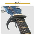 thumbnail image 4 of HUJHKIO 41-Inch Dreadnought Acoustic Guitar, Cutaway Design, Complete Starter Kit with Pick, Strings, Tuner, Gig Bag, Capo, Shoulder Strap – Ideal for Beginners, Blue, 4 of 11