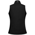thumbnail image 3 of Women's Levelwear Black Calgary Flames Sandra Full-Zip Vest, 3 of 3