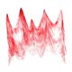 thumbnail image 1 of Tela espeluznante de Halloween Zulema Gasa espeluznante Rojo 215 cm x 500 cm, 1 of 8