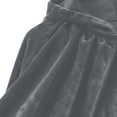 thumbnail image 4 of YABCSAZ Halloween Velvet Cloak Medieval Hooded Cape Full-Length Renaissance Costume Cape for Women Witch Little Red Riding Hood Cape with Drawstring Neck 100% Polyester S/M/L/XL 150-180cm, Gray, 4 of 7