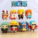 thumbnail image 4 of Bloques de construcción de One Piece BrickHeadz Luffy Nami Chopper Sanji Zoro Usopp Ace Franky Brook Robin Figuras de ladrillo Juguetes para niños Regalo, 4 of 5
