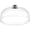 transparent, variant on Monyance Food Snack Cover Clear Dome Cake Cover Plate Lid Dessert Display(10.04X10.04X5.12Inches)