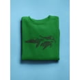 thumbnail image 3 of Sea Turtles Hand Drawn Sketch Sweatshirt Men -Image by Shutterstock, Male 5X-Large, 3 of 4