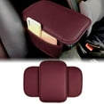 thumbnail image 1 of WANNGWE Car Center Console Cover, Leather Center Console Protector with Storage Pocket, Universal Auto Interior Armrest Pad Accessiories for SUV, Truck, RV, Red U25310-11915, 1 of 7