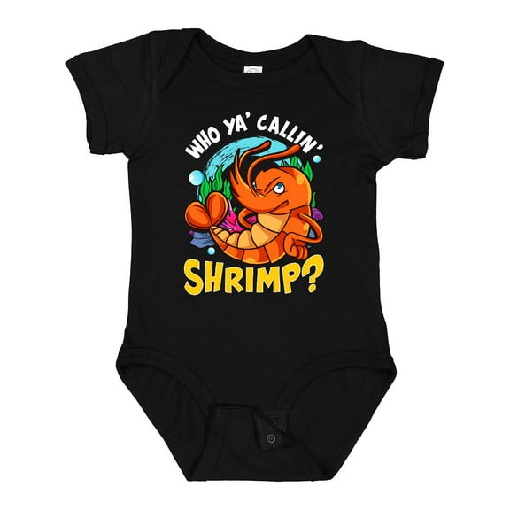 Inktastic Funny Shrimp Baby Boys or Girls Baby Bodysuit
