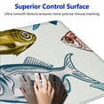 thumbnail image 3 of Mouse Pad,Fishs Mouse Pad, Mouse Mat Square Mouse Pad Non-Slip Rubber Base MousePads for Office Laptop 31.5 * 11.8 inches, 3 of 6
