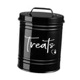 thumbnail image 2 of Milaget Bac de Rangement pour Nourriture de Chien Portable Décoratif Polyvalent Scellé Noir, 2 of 9