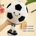 thumbnail image 3 of Tonnylam Lindos juguetes de peluche de fútbol de 13.7 pulgadas, suave relleno deportivo, bola de felpa de regalo para niños cumpleaños y decoración de Navidad, 3 of 7