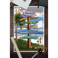 thumbnail image 3 of Beaufort, South Carolina, Destinations Sign (12x18 Wall Art Poster, Room Decor), 3 of 3