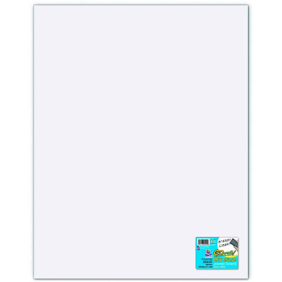 GoWrite! Dry Erase Poster Board, 11 x 14 Inches, 12 Point, Premium White, Pack of 25 Walmart