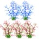 thumbnail image 1 of Juego de 5 plantas artificiales de plástico para decoración de peceras de acuario, 1 of 5