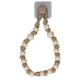 thumbnail image 1 of Boho Curtain Tiebacks, Toilet Paper Holder Easy Installation Sturdy Durable  For Towel Jute Rope With Wooden Beads 55cm, 1 of 8