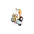 thumbnail image 3 of Figura 1:64 Baoblaze que conduce una motocicleta en miniatura mujer y hombre gente pequeña para arquitectura modelo de escena callejera jardín de hadas Figuras de dioramas, 3 of 8