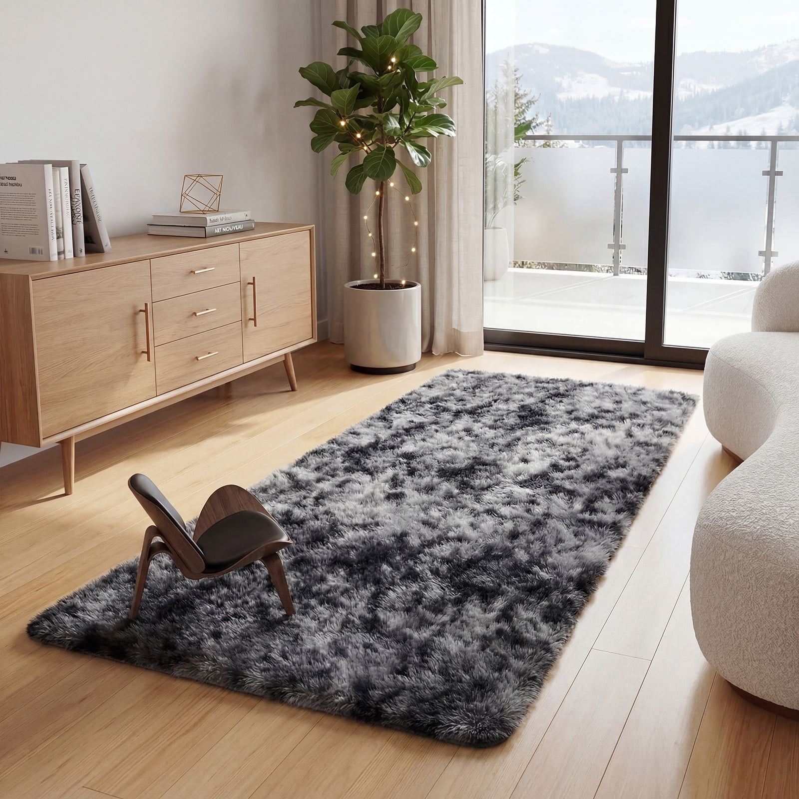 YEERSWAG Area Rugs for Living Room Shaggy Area Rug Indoor Anti-Skid Washable Fluffy Rug,Bedroom Dining Room Carpet Floor Mat