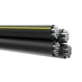 thumbnail image 2 of Nassau Electrical Supply 50' Aluminum URD Dyke 2-2-2-4 Cable Direct Burial Quadruplex Secondary Wire, 2 of 9