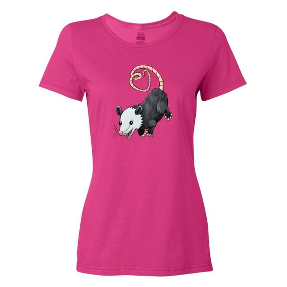 Inktastic Cute Possum and Heart Tail Women's T-Shirt