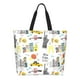 thumbnail image 1 of Fotbe New York Bolsa Tote Estética de Lona con Estampado para Mujer - Bolsa Reutilizable de Hombro Casual para Vacaciones, Compras, Trabajo y Gimnasio, 1 of 8