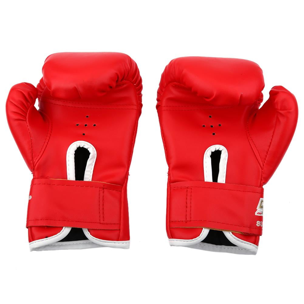 Gants De Boxe Enfants - Paire Pour Sac De Frappe, MMA, Kickboxing - Taille 28x17x10 Cm - Bleu, Rose, Jaune - Pour 2-11 Ans