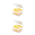 thumbnail image 3 of Vogacara 40 Uds. Cepillo interdental flexible Push-Pull cepillos de de plástico herramienta de higiene bucal de mano viaje doméstico Amarillo 0.4 mm 2piezas, 3 of 6