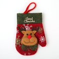 thumbnail image 3 of Decoraciones navideñas Vajilla de mesa para restaurante Juegos de mesa para cenas Juegos de cuchillos y tenedores Bolsas de regalo Guantes de fieltro que se pueden colgar, 3 of 5