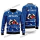 thumbnail image 2 of Suéter navideño feo con estampado 3D de Jiu Jitsu con Jesús te respalda para hombres y mujeres, suéter de punto cálido e informal para invierno MY20, 2 of 5