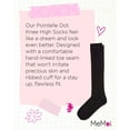 thumbnail image 7 of MeMoi  Pointelle Dot Knee High Socks - Girls - Female, 2, Black, 7 of 7
